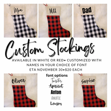 Load image into Gallery viewer, Christmas | Custom Stockings | The BUCK-it Boutique