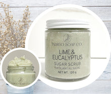Load image into Gallery viewer, Sugar Scrub | Lime & Eucalyptus | The BUCK-it Boutique