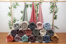 Load image into Gallery viewer, Blanket | Black Cotton | The BUCK-it Boutique