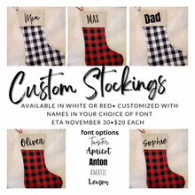 Load image into Gallery viewer, Christmas | Custom Stockings | The BUCK-it Boutique
