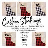 Christmas | Custom Stockings | The BUCK-it Boutique