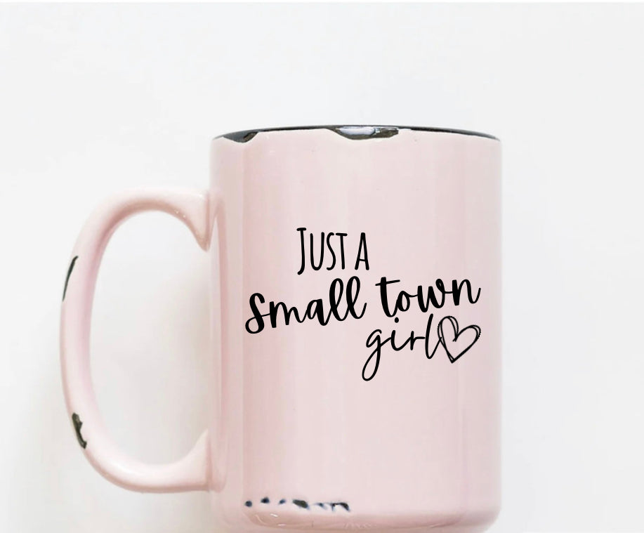 Rustic Mug | Small Town Girl | The BUCK-it Boutique