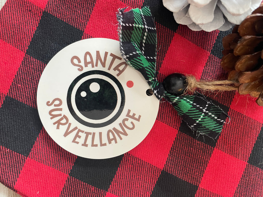 Ornament | Santa Cam | The BUCK-it Boutique