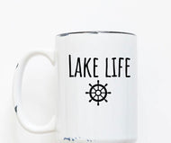 Rustic Mug | Lake Life | The BUCK-it Boutique