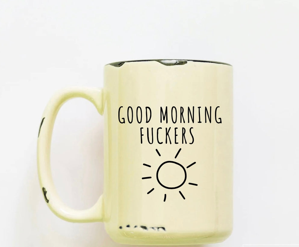 Rustic Mug | Good Morning | The BUCK-it Boutique