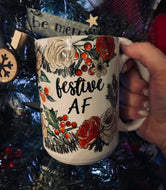 Mug | Christmas-Festive AF | The BUCK-it Boutique