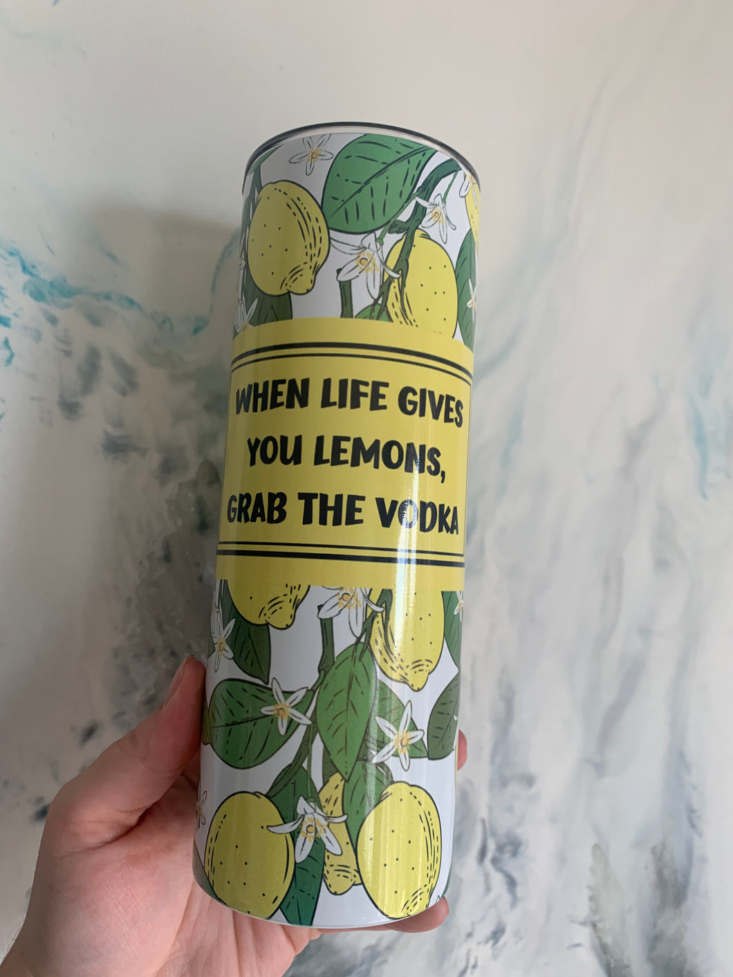 Tumbler | Lemons | The BUCK-it Boutique