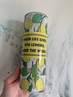 Tumbler | Lemons | The BUCK-it Boutique