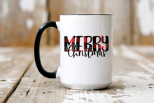 Load image into Gallery viewer, Mug | Christmas- Merry Christmas Plaid | The BUCK-it Boutique
