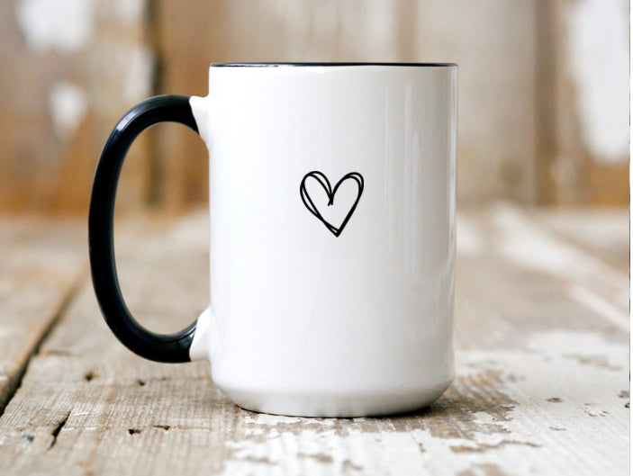 Mug | Heart | The BUCK-it Boutique