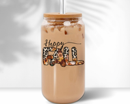 Glass Tumbler | Happy Fall | The BUCK-it Boutique