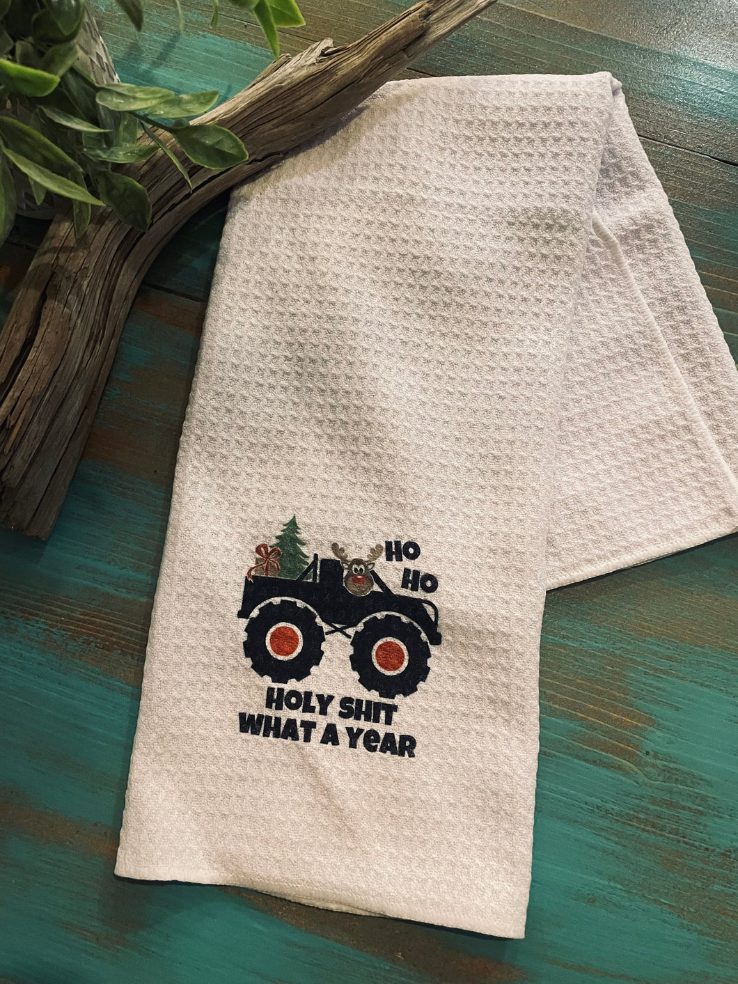 Dish Towel | Holy Shit What A Year | The BUCK-it Boutique