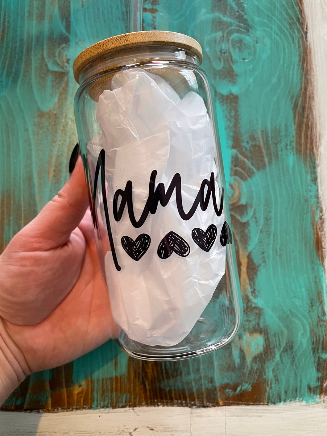 Glass Tumbler | Mama | The BUCK-it Boutique