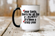 Mug | Christmas- Dear Santa | The BUCK-it Boutique