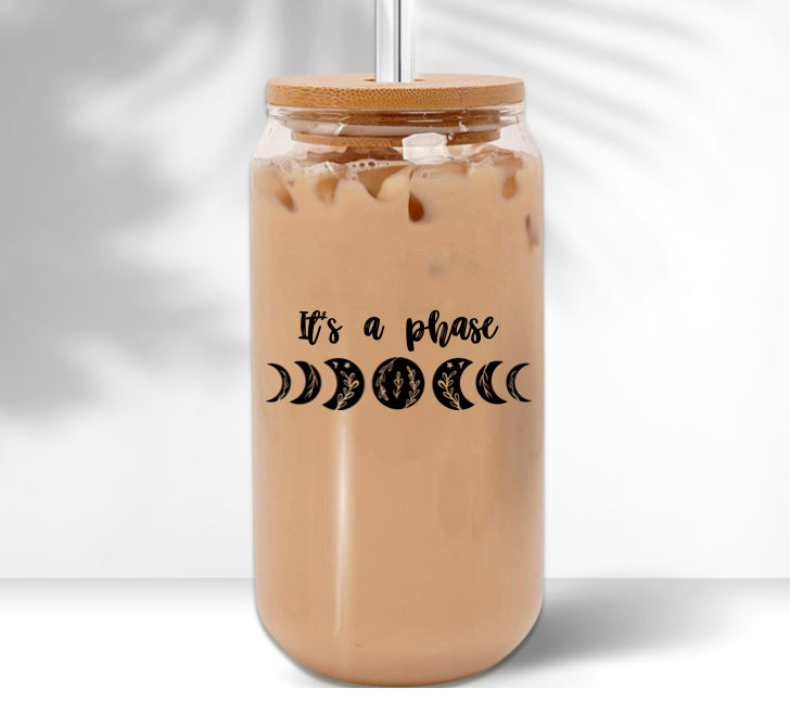 Glass Tumbler | Phase | The BUCK-it Boutique