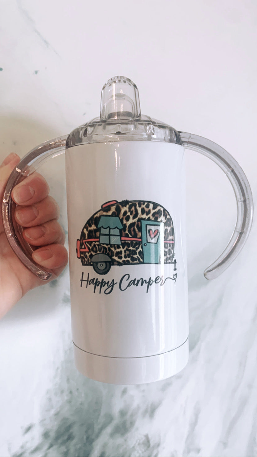 Sippy Cup | Happy Camper | The BUCK-it Boutique