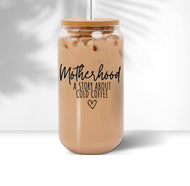 Glass Tumbler | Motherhood | The BUCK-it Boutique